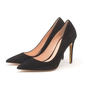 Rupert Sanderson Malory Black Suede Heels, Size 41